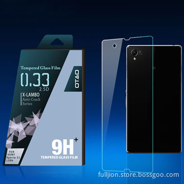 0.33mm 2.5D curved edge tempered-glass screen protector for Sony Xperia Z1 L39
